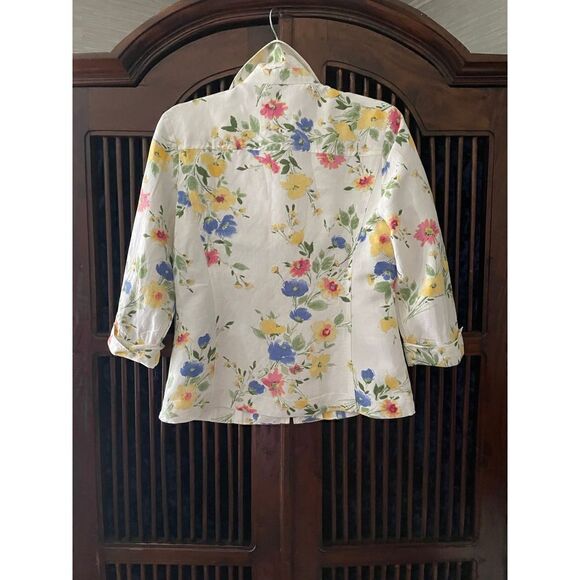 Vintage Liz Claiborne linen jacket - Picture 3 of 8